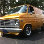GoldieBoxx The Gold Chevy Van